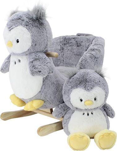 Soft Landing | Darling Duos | 2-Piece Plush & Joyride Character Rocker Bundle ­– Grey Owl in Saudi Arabia