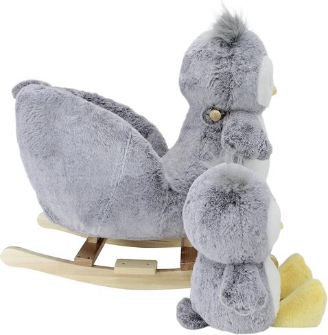 Soft Landing | Darling Duos | 2-Piece Plush & Joyride Character Rocker Bundle ­– Grey Owl in Saudi Arabia