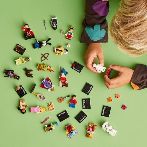 LEGO Minifigures Disney 100 6 Pack 66734 Limited Edition Collectible Figures, Surprise Buildable Disney Characters for Role Play, A Gift for Imaginative Kids Ages 5+ in Saudi Arabia