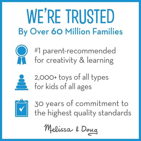 Melissa & Doug Deluxe Jumbo Cardboard Blocks (24 Pieces) - Pretend Brick For Building in Saudi Arabia