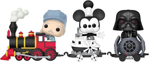 Funko Pop! Train: Disney 100 - Darth Vader on Tie Fighter, Darth Vader, Amazon Exclusive in Saudi Arabia