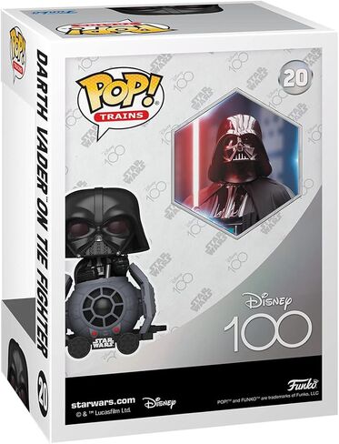 Funko Pop! Train: Disney 100 - Darth Vader on Tie Fighter, Darth Vader, Amazon Exclusive in Saudi Arabia
