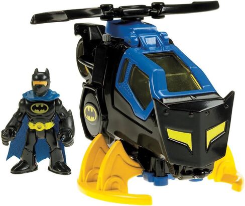 DC Super Friends Imaginext DC Super Friends Toy Helicopter with Spinning Propellers and Batman Figure for Preschool Pretend Play in Saudi Arabia