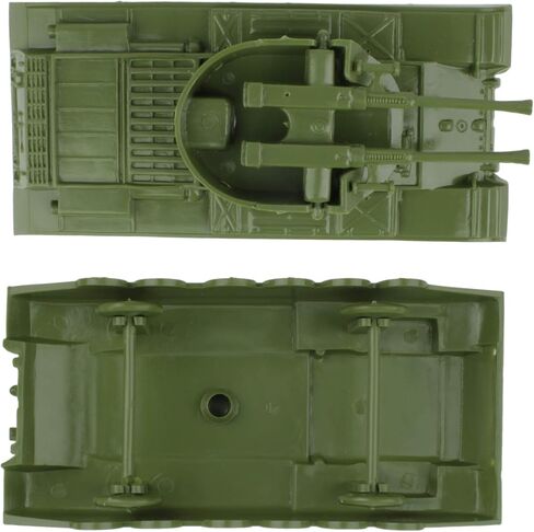 BMC Classic Payton Anti-Aircraft Tanks - 4pc OD Green Plastic Army Men Vehicles in Kuwait