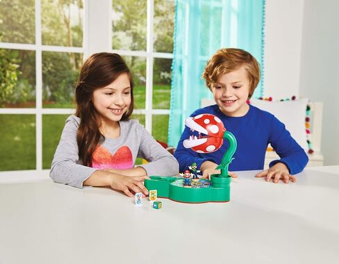 Epoch Games Super Mario Piranha Plant Escape!, Tabletop Action Game for Ages 4+ with 2 Collectible Super Mario Action Figures in Saudi Arabia