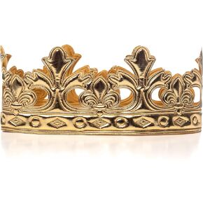 Little Adventures Soft Golden Prince Crown Boys King Dress Up Costume Accessory for Kids in Saudi Arabia