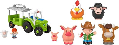 Fisher-Price Little People Toddler Musical Toy Caring For Animals Tractor Farm Vehicle & 3 Figures For Ages 1+ Years in Saudi Arabia