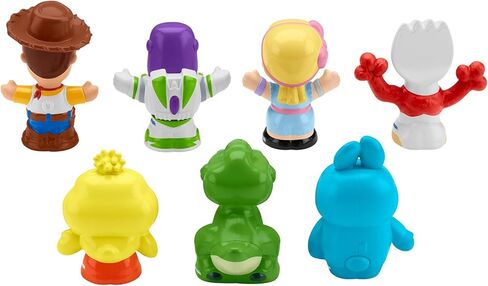 Disney Toy Story Toddler Toys Little People 7 Friends Pack Figure Set with Woody & Buzz Lightyear for Ages 18+ Months [Amazon Exclusive] in Saudi Arabia