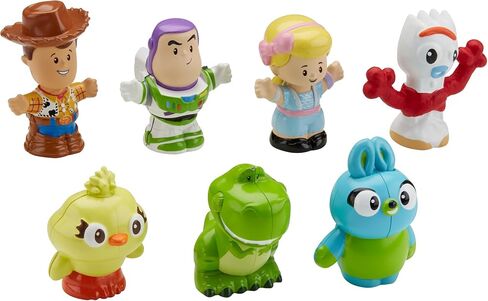 Disney Toy Story Toddler Toys Little People 7 Friends Pack Figure Set with Woody & Buzz Lightyear for Ages 18+ Months [Amazon Exclusive] in Saudi Arabia