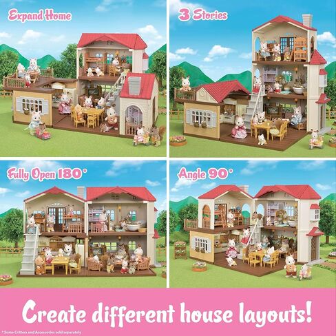 Calico Critters Red Roof Country Home Gift set, Cottage in Saudi Arabia