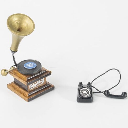 5 Pieces Miniature Furniture Set for 1/12 Scale Set (Vintage Style) in Kuwait