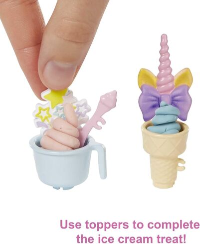 Barbie Careers Doll & Accessories, Ice Cream Shop Playset with Blonde Doll, Ice Cream Machine, Molds, Dough & More in Saudi Arabia