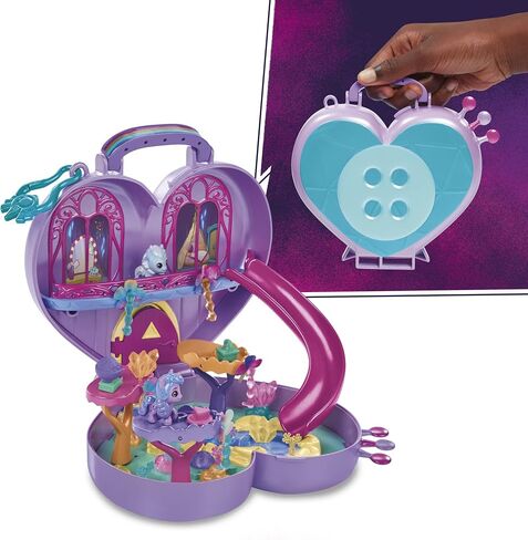 My Little Pony Mini World Magic Compact Creation Bridlewood Forest Toy, Buildable Playset with Izzy Moonbow for Kids Ages 5 and Up in Saudi Arabia