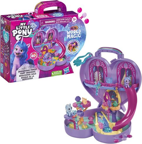 My Little Pony Mini World Magic Compact Creation Bridlewood Forest Toy, Buildable Playset with Izzy Moonbow for Kids Ages 5 and Up in Saudi Arabia