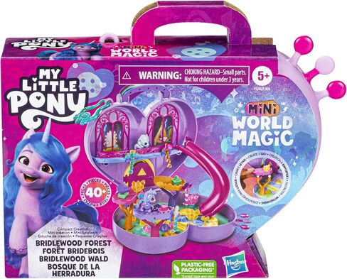 My Little Pony Mini World Magic Compact Creation Bridlewood Forest Toy, Buildable Playset with Izzy Moonbow for Kids Ages 5 and Up in Saudi Arabia