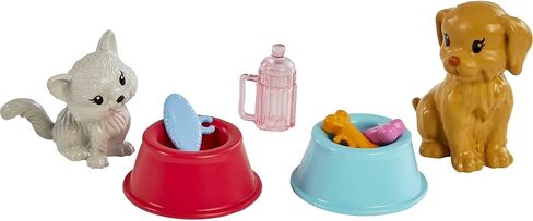 Barbie Chelsea Doll and Accessories, Pet Vet Playset with Doll, 4 Animals and 18 Pieces in Saudi Arabia