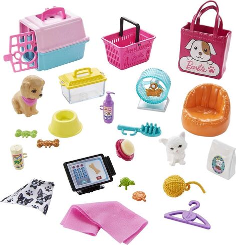 Barbie Doll (11.5-in Blonde) and Pet Boutique Playset in Saudi Arabia