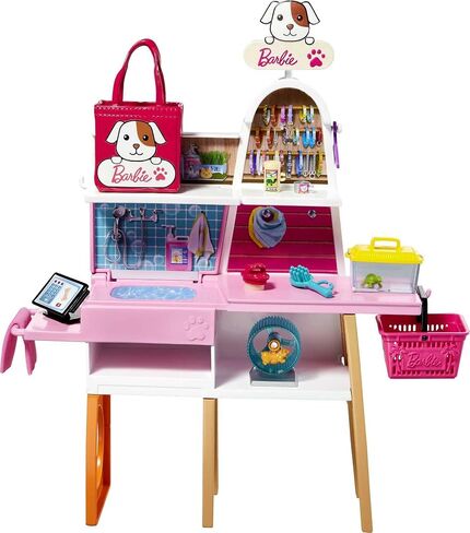Barbie Doll (11.5-in Blonde) and Pet Boutique Playset in Saudi Arabia
