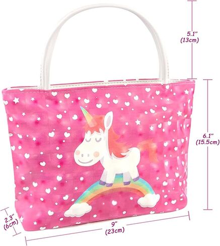 BNUZEIYI Baby Doll Accessories -Baby Doll Feeding and Caring Set with Diaper Bag Bottles for Girls Toys Gift, Stuff Doll Clothes fit 14-16 Inch Doll and 18 Inch Doll in Saudi Arabia