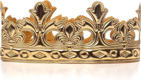 Little Adventures Soft Golden Prince Crown Boys King Dress Up Costume Accessory for Kids in Saudi Arabia