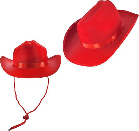 قبعة رعاة البقر من شركة Dreidel، قبعة غربية، ملابس تنكرية للأطفال، اللعب التظاهري، هدايا الحفلات in Kuwait