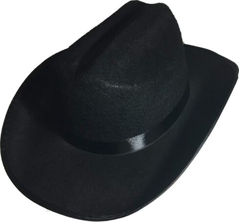 Rhode Island Novelty Black Cowboy Felt Hat Youth Size, One Per Order in Saudi Arabia