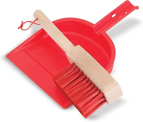 Melissa & Doug Let's Play House Dust! Sweep! Mop! 6 Piece Pretend Play Set - Toddler Toy Cleaning Set, Pretend Home Cleaning Play Set, Kids Broom And Mop Set For Ages 3+ in Saudi Arabia
