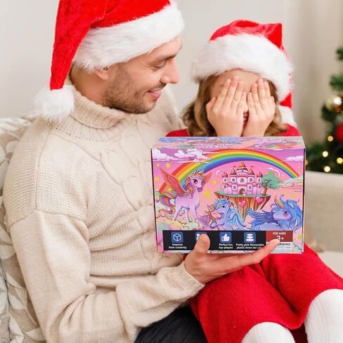 FUCNEN مجموعة الشاي للفتيات الصغيرات حفلة التظاهر اللعب الحلوى والشاي بعد الظهر مجموعة ألعاب صغيرة للفتيات / الأطفال الصغار / الأطفال الذين تتراوح أعمارهم بين 3 4 5 6 7 8 هدية حفلة الشاي كوب الشاي يونيكورن مجموعة لعيد ميلاد أو مهرجان in Kuwait