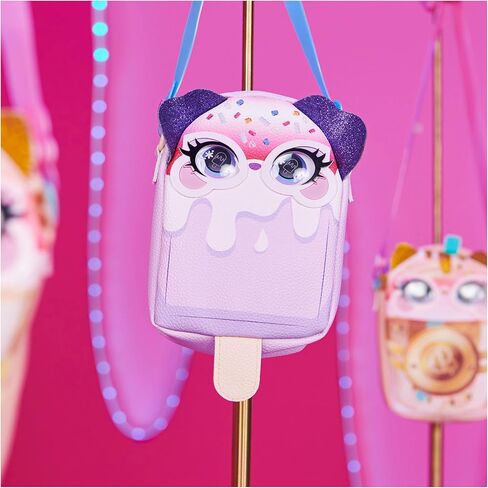 محفظة الحيوانات الأليفة، لعبة تريت يو سيلف بوبسيكل التفاعلية للحيوانات الأليفة وحقيبة كروس مع أضواء، أكثر من 25 صوتًا وتفاعلات، ألعاب أطفال للفتيات in Kuwait