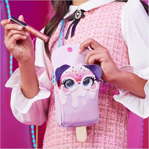 محفظة الحيوانات الأليفة، لعبة تريت يو سيلف بوبسيكل التفاعلية للحيوانات الأليفة وحقيبة كروس مع أضواء، أكثر من 25 صوتًا وتفاعلات، ألعاب أطفال للفتيات in Kuwait