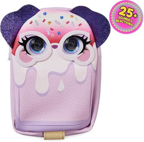 محفظة الحيوانات الأليفة، لعبة تريت يو سيلف بوبسيكل التفاعلية للحيوانات الأليفة وحقيبة كروس مع أضواء، أكثر من 25 صوتًا وتفاعلات، ألعاب أطفال للفتيات in Kuwait