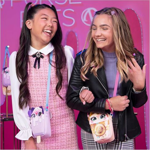 محفظة الحيوانات الأليفة، لعبة تريت يو سيلف بوبسيكل التفاعلية للحيوانات الأليفة وحقيبة كروس مع أضواء، أكثر من 25 صوتًا وتفاعلات، ألعاب أطفال للفتيات in Kuwait