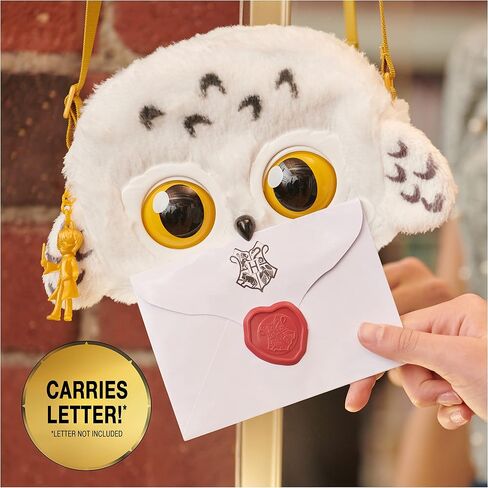 عالم السحرة هاري بوتر، لعبة Hedwig Purse Pets التفاعلية للحيوانات الأليفة وحقيبة الكتف، أكثر من 30 صوتًا وتفاعلًا، ألعاب أطفال للفتيات من سن 6 سنوات فما فوق in Kuwait