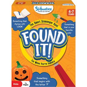 Skillmatics Card Game - Found It Indoor Scavenger Hunt for Ages 4, 5, 6, 7, Educational, Gifts for Kids, Boys, Girls and Families, Perfect for Home, School, Playdates & Party Games