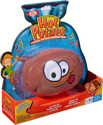 ALEX Toys Ideal Hot Potato Electronic Musical Passing Kids Party Game, Don’t Get Caught With the Spud When the Music Stops! Ages 4+, 2-6 Players, Brown in Saudi Arabia