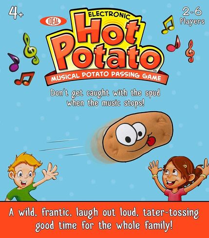 ALEX Toys Ideal Hot Potato Electronic Musical Passing Kids Party Game, Don’t Get Caught With the Spud When the Music Stops! Ages 4+, 2-6 Players, Brown in Saudi Arabia