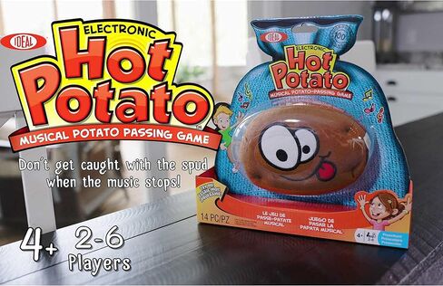 ALEX Toys Ideal Hot Potato Electronic Musical Passing Kids Party Game, Don’t Get Caught With the Spud When the Music Stops! Ages 4+, 2-6 Players, Brown in Saudi Arabia