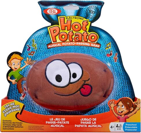 ALEX Toys Ideal Hot Potato Electronic Musical Passing Kids Party Game, Don’t Get Caught With the Spud When the Music Stops! Ages 4+, 2-6 Players, Brown in Saudi Arabia
