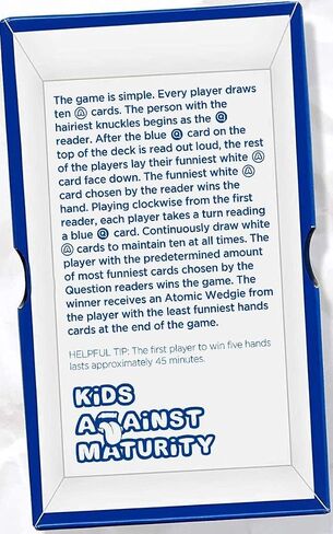 Kids Against Maturity: Card Game for Kids and Families, Super Fun Hilarious for Family Party Game Night in Saudi Arabia