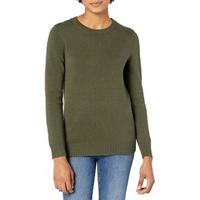 Amazon Essentials Women's 100% Cotton Crewneck Sweater
