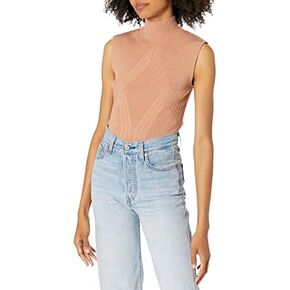 سترة نسائية بدون أكمام من GUESS برقبة مدورة