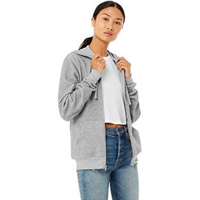 Bella Canvas Women's Sueded Zip Up