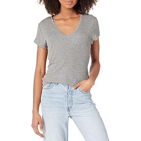 BCBGMAXAZRIA Women's Liana Short Sleeve V Neck Top in Saudi Arabia