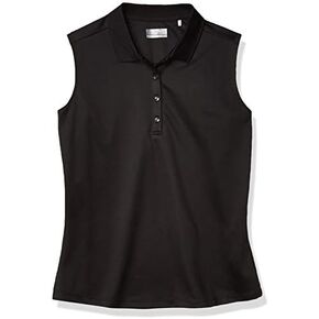 Callaway Women's Solid Knit Sleeveless Golf Polo Shirt in Saudi Arabia