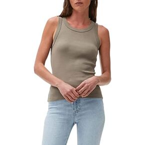 Michael Stars Women's Paloma Wide Binding Cotton Tank Top - Everyday Basic