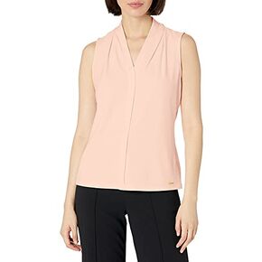 Calvin Klein Women's Solid Sleeveless V-Neck Cami (Petite and Standard) in Kuwait