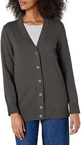 Tommy Hilfiger Women's Adaptive Cardigan Sweater with Magnetic Buttons in Saudi Arabia