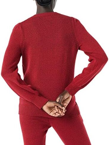 Amazon Essentials Women's Soft Touch Pleated Shoulder Crewneck Sweater in Kuwait