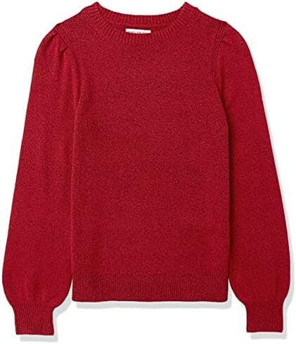 Amazon Essentials Women's Soft Touch Pleated Shoulder Crewneck Sweater in Kuwait