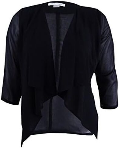 Calvin Klein Women's Chiffon Fly Front Shrug in Saudi Arabia
